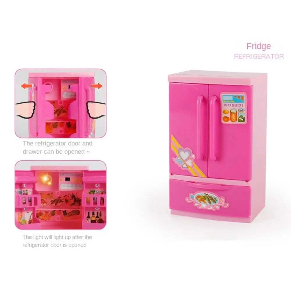 Coffee Machine Household Appliances Toys Toaster Blender Cooking Pretend Play Set Sweeper Vacuum Cleaner Kitchen Toys