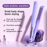 Hair Straightener 4 Adjustable Temperature Settings, 30s Fast Heating, Mini Flat Iron for Smooth, Shiny & Healthy Hair