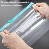 Zipper seal bag; Reusable fridge bag with zipper lock; Food storage bag for preservation and sealing; Kitchen storage bag