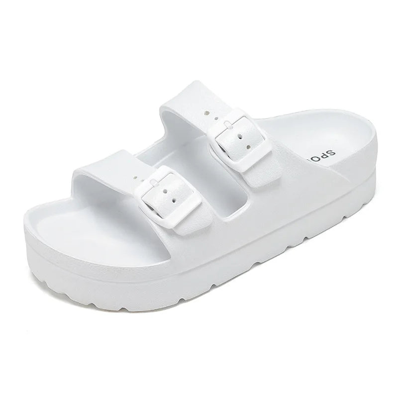KIDMI New Fashion Women Sandals Comfortable Women's Slippers High Quality EVA Women Flip-flops Nonslip Soft Integrated Slippers