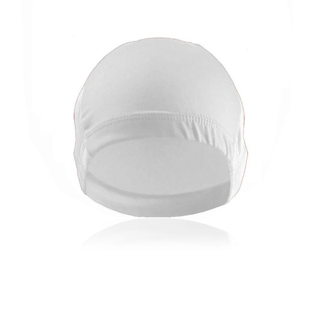 Spandex Dome Cap Wide Band Wig Satin Breathable Wave Cap For Men