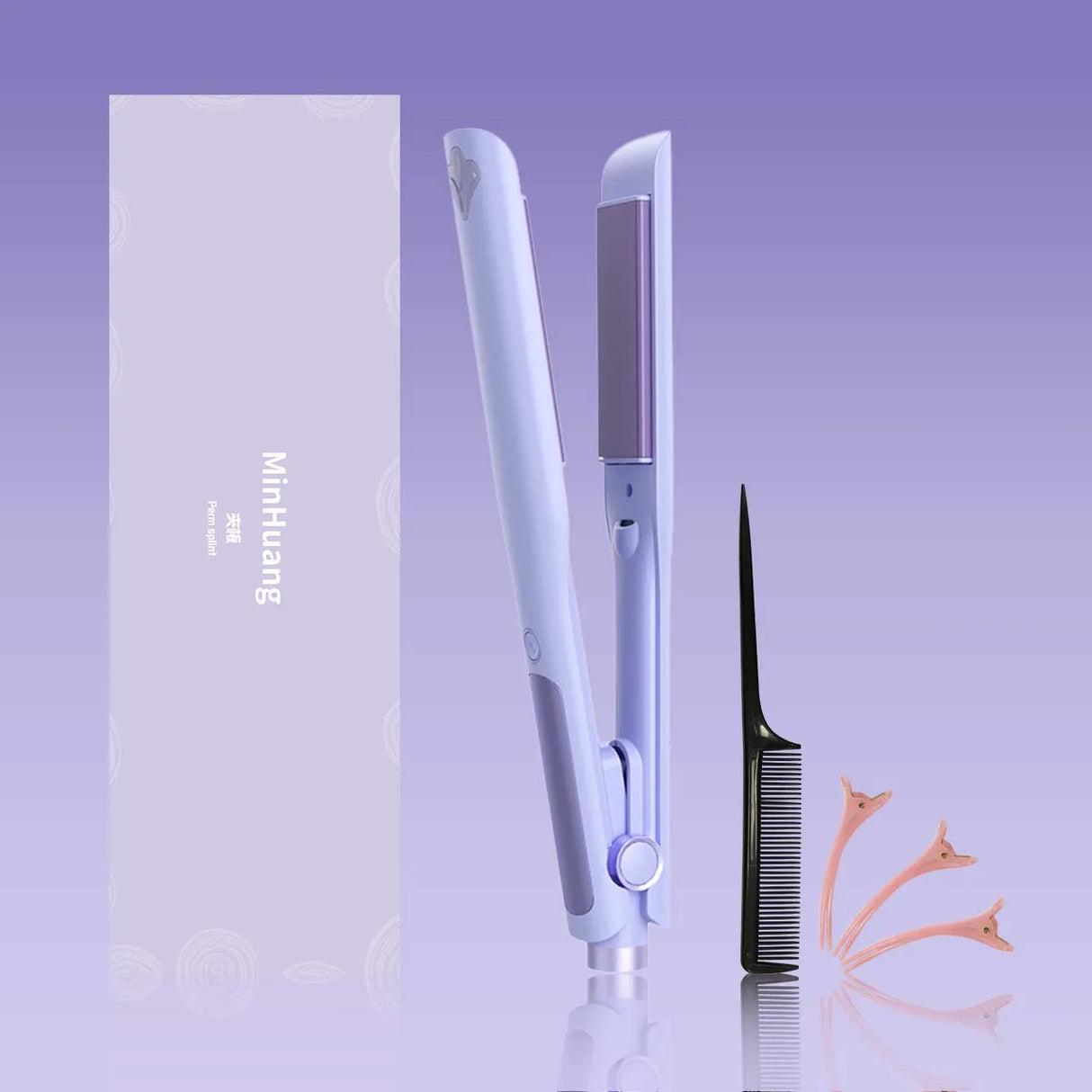 Hair Straightener 4 Adjustable Temperature Settings, 30s Fast Heating, Mini Flat Iron for Smooth, Shiny & Healthy Hair
