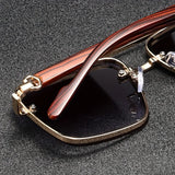 2025 Luxury Square Sunglasses For Men New Wooden Vintage Designer Fashion Glasses Sunglasses Women Vacation Gafas De Sol Hombre