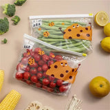 Reusable Zip Lock Bag Transparent Storage Bag with Zipper Sealing Plastic Bag Travel Freezer Camping Kitchen Gadgets