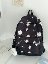 Sanrio Pochacco Travel Backpack Cute Kawaii College Bag Fashion Large Capacity Simple Printed Backpack Girl Heart Cute Backpack