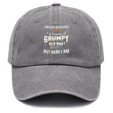 Men's baseball cap with fun printed patterns for daily leisure and outdoor travel equipment, hiking and camping hats