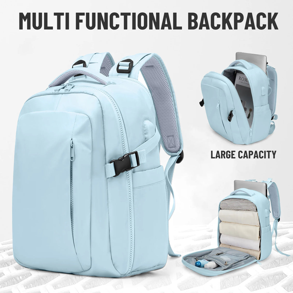 Ryanair Backpack 40x20x25 Cabin Bag Travel Backpack for Men Women, Hand Luggage Business Trip Backpack Computer Bag College Bag