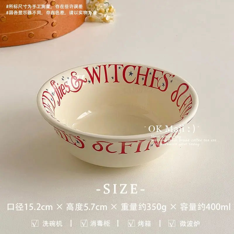 Ceremonial Tableware Plates, Household Ceramic Dining Plates, Instagram Tableware Breakfast High Aesthetic Cream Style Plates