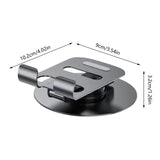 Desktop Phone Stand Tabletop Smartphone Holder Adjustable Height And Angle Foldable Cell Phone Stand Holder For Desk
