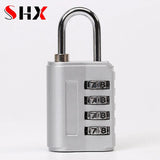 4 Digits Password Code Combination Padlock Aluminum alloy Suitcase For Luggage Travel Code Lock Code Keyed Anti-thieft Lock
