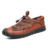 Hot Summer Men's Sandals Outdoor Mesh Sandals Soft Clogs Men Sandals Slides Handmade Dropship Sandals Roman Outdoor Slippers