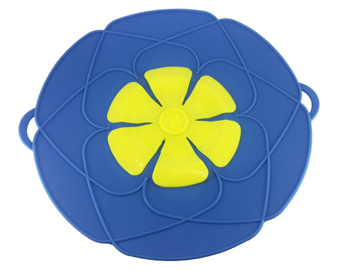 Silicone Flower Cover Spill Stop Lids Cooking Pot Cover 26cm