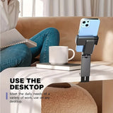 Phone Holder Stand Cell Mobile Portable Travel Mount Desk Flight Foldable Rotatable Selfie Holding Airplane & Train Seat Support