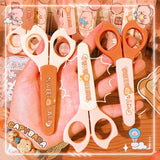 school supplies kawaii stationery scissors office supplies and school acsesories cute capybara mini scissors Pretty stationery