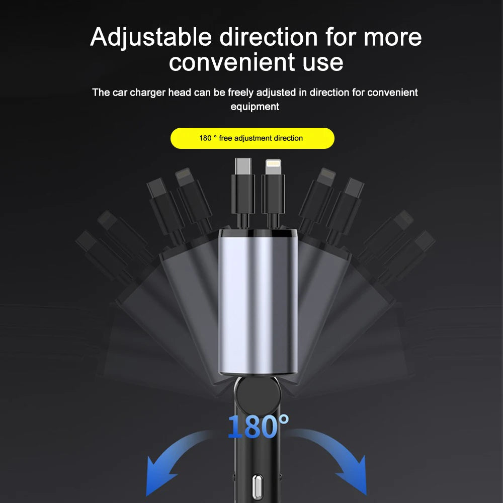 Xiaomi 120w Super Fast Charger Flash Car Car Charger-english Package-super Fast Charger Digital Car Charger Sanxing Iphone
