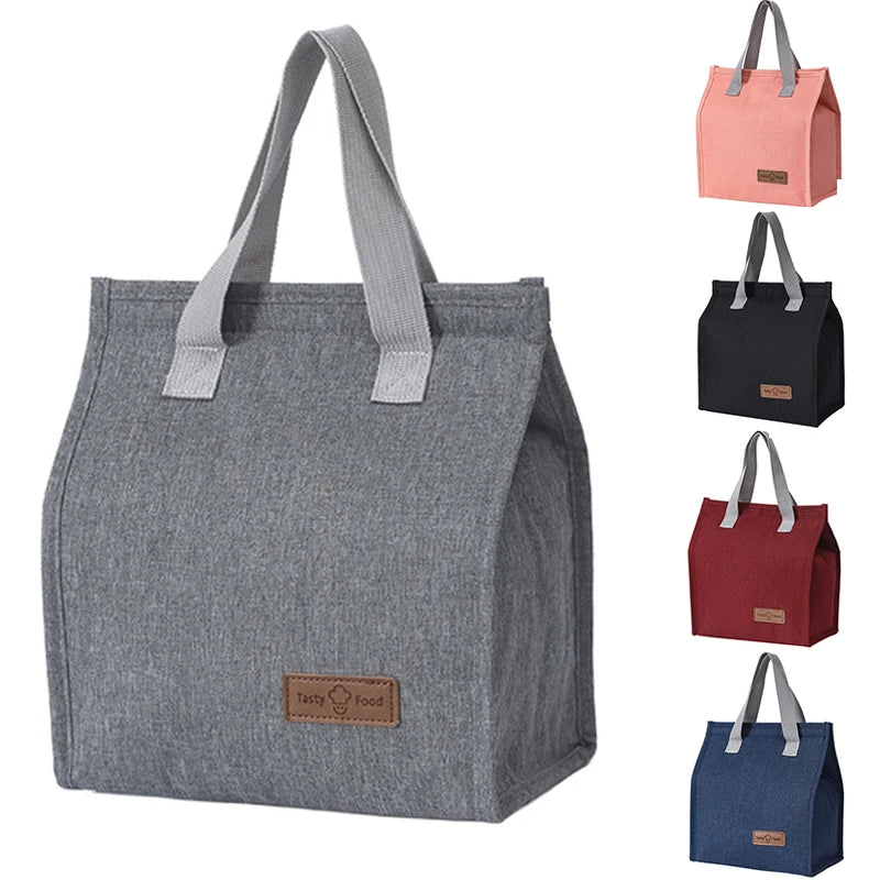 Thermal Lunch Bag for Men Insulated Women Food Work Bag Carrier Portable Fridge Thermal Cooler Box with Leak-Proof School Picnic