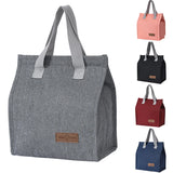 Thermal Lunch Bag for Men Insulated Women Food Work Bag Carrier Portable Fridge Thermal Cooler Box with Leak-Proof School Picnic