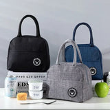 Lunch Bag Lunch Box Thermal Insulated Canvas Tote Pouch Kids School Bento Portable Dinner Container Picnic Food Storage Bags