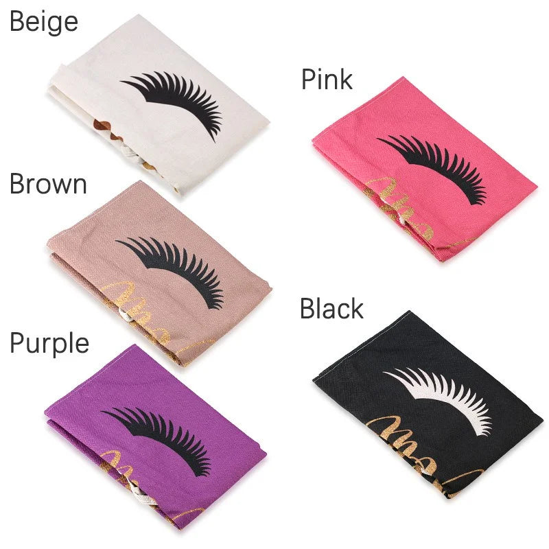 Eyelash Extension Cleaning Aprons Professional Bronzing Eyelash Pattern Apron Grafting False Eyelashes For Adult Makeup Tools