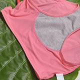 Panties for Menstruation Women Plus Size Leak-proof Waterproof High Waist Sanitary Briefs Bikini Underwear  Pink Lingerie  L-8XL