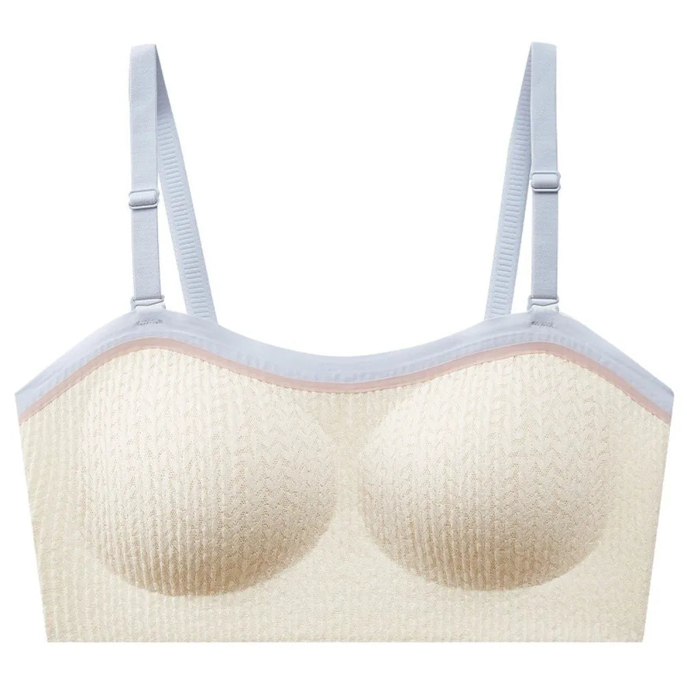 Lingerie Adjustable Wireless Bra Close-fitting Shockproof Brassiere for Women Anti-sagging Elastic Traceless Push Up Underwear