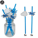 Fighter Plates Airplane Birthday Party Decor Plane Plates Blue Sky Plates Two Fly Paper Plates Napkins Party Supplies for Boys