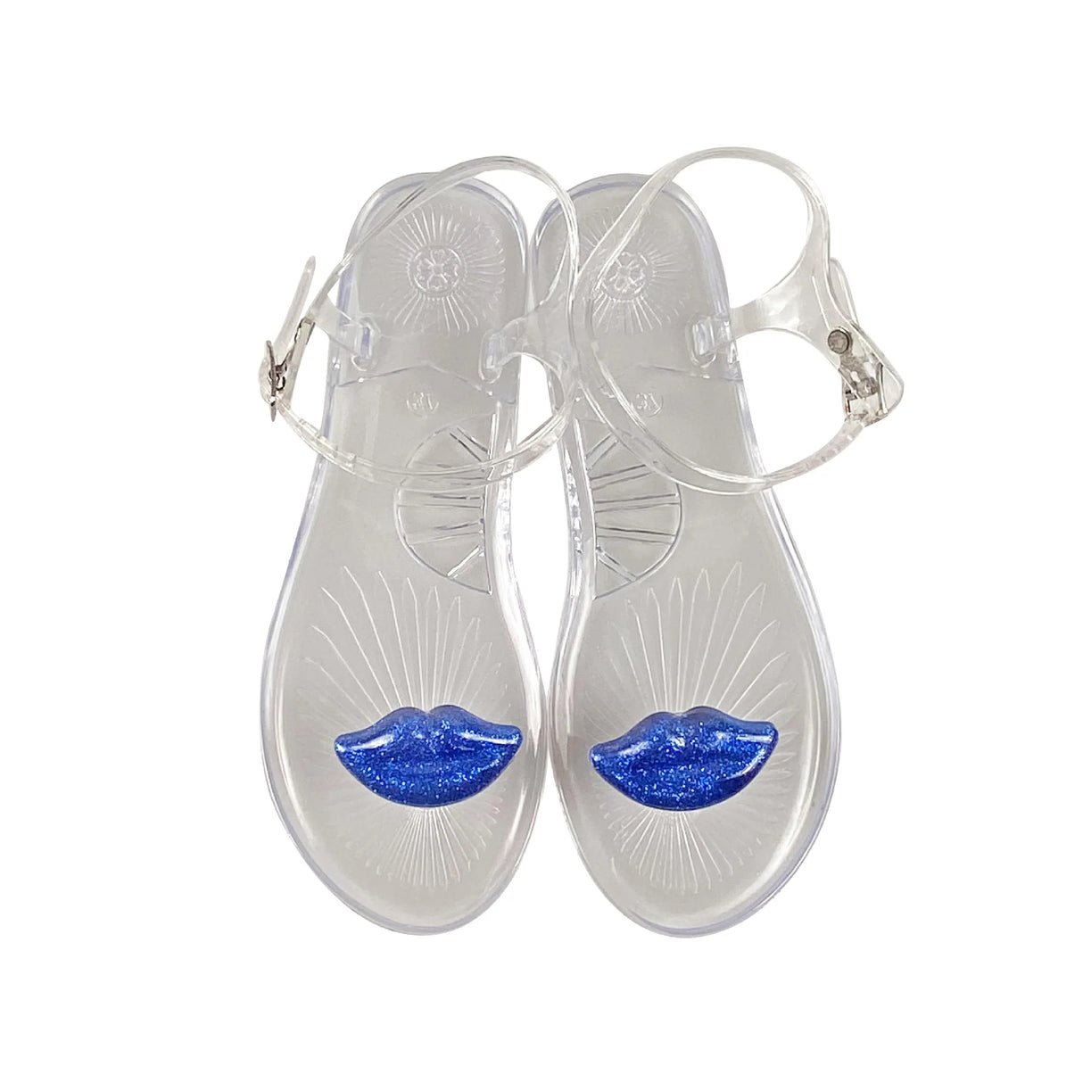 New Sandals Sexy Lips Fruit Sandals Women's Anti slip PVC Jelly Flat Sandals Outer