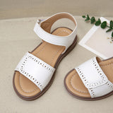 Girls sandals new summer medium and large children princess shoes soft sole shoes