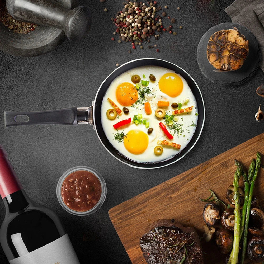 Portable Mini Cookware Non-stick Griddle Pan Skillet Frying Pan Saucepan
