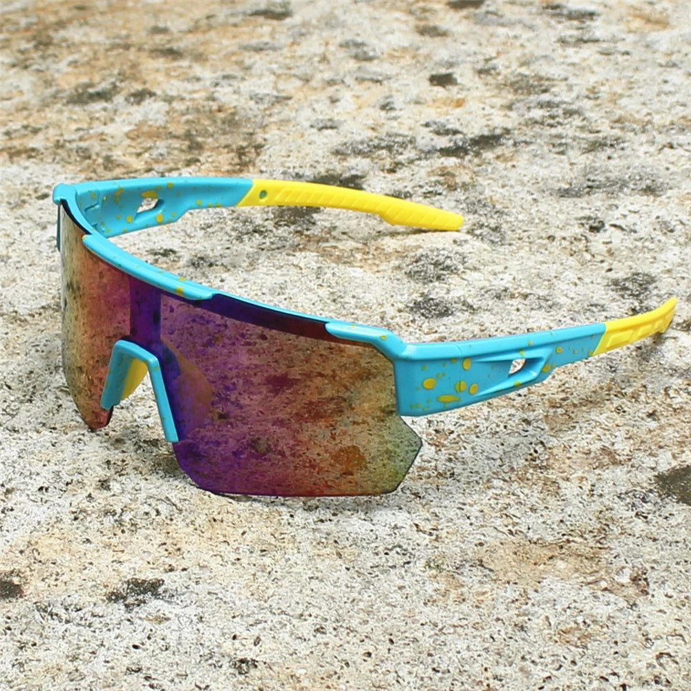 Sunglasses for Men Sport Cycling Glasses Bike Mountain Bicycle Hiking Camping Golf UV Protection Glasses Women Baseball