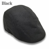 Men Berets Cap British Style 2024 New Autumn Summer Linen Hats Fashion Flat Caps Classic Vintage Cabbie Cap Chapeau Homme