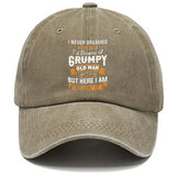 Men's baseball cap with fun printed patterns for daily leisure and outdoor travel equipment, hiking and camping hats