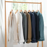Y803 Spring Autumn Good Quality Linen Blazer For Men Business Casual Solid Color Simple Double Buttons Thin Male Suits Jackets