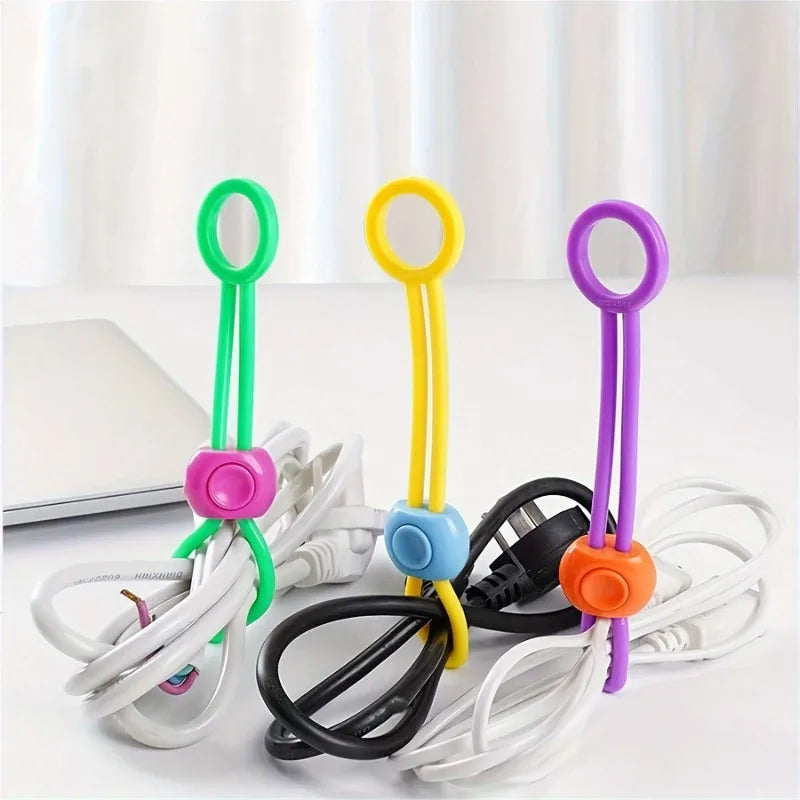 Colorful Tie Sealing Clips for Food Bags Kitchen Sealing Clip Multi-functional Closure for Freshness and Practical Storage