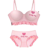 Lingerie for Girls, A Bra Cover Set Without Underwire That Makes Women Look Rounder and Larger Bra set