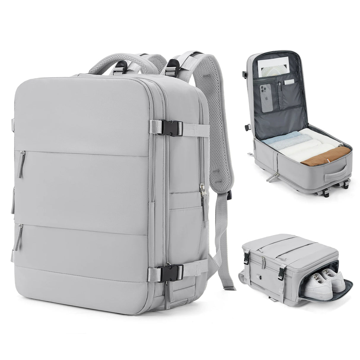 Men's Travel Backpack 40x20x30 Ryanair Short Distance Hand Luggage Business Waterproof Backpack Carry-ons Laptop Bag College Bag