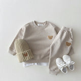 Kids Baby Girls Boys Clothes Costume Long sleeve Hooded Tracksuit Tops Pants Children Spring Outfits Baby Set infantil Newborn