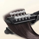 Professional Hair Straightener Four-Gear Temperature Adjustment Ceramic Tourmaline Ionic Steam Hair Straightener For Widen Panel