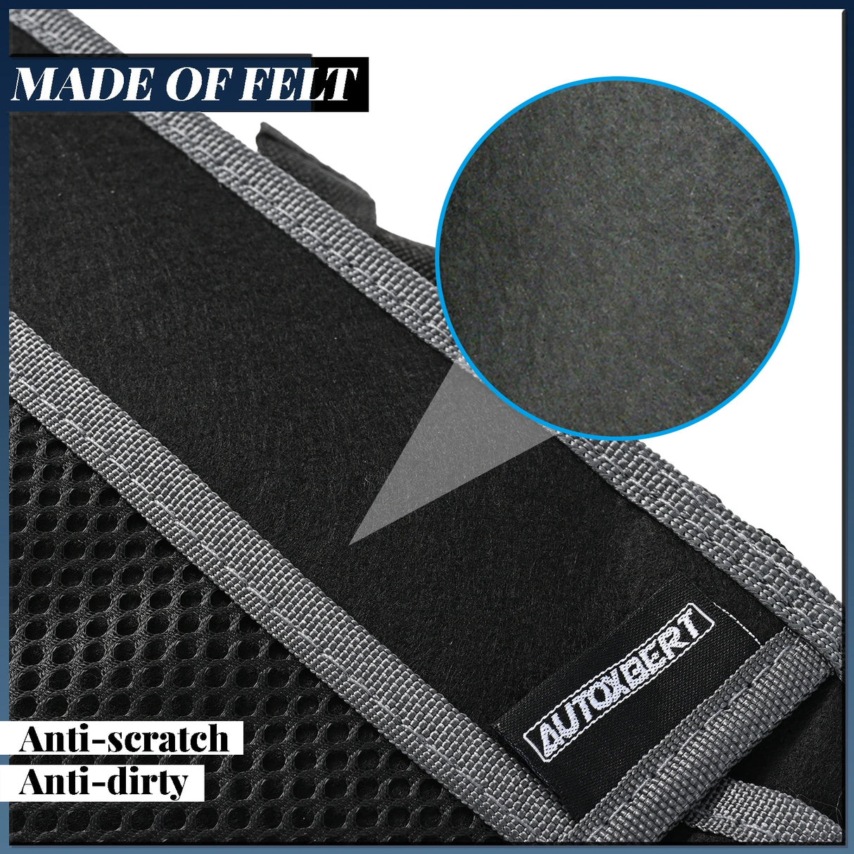 Universal Car Truck storage Bag Back Seat Backseat Organizer Felt W/ Extra Mesh Net Pockets Hanging Organiser Car Accessories