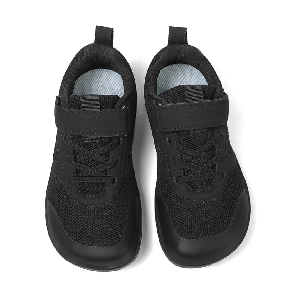 Kids Wide Barefoot Shoes Breathable Walking Athletic Shoes Non-Slip Lightweight Running Shoes for Boys Girls