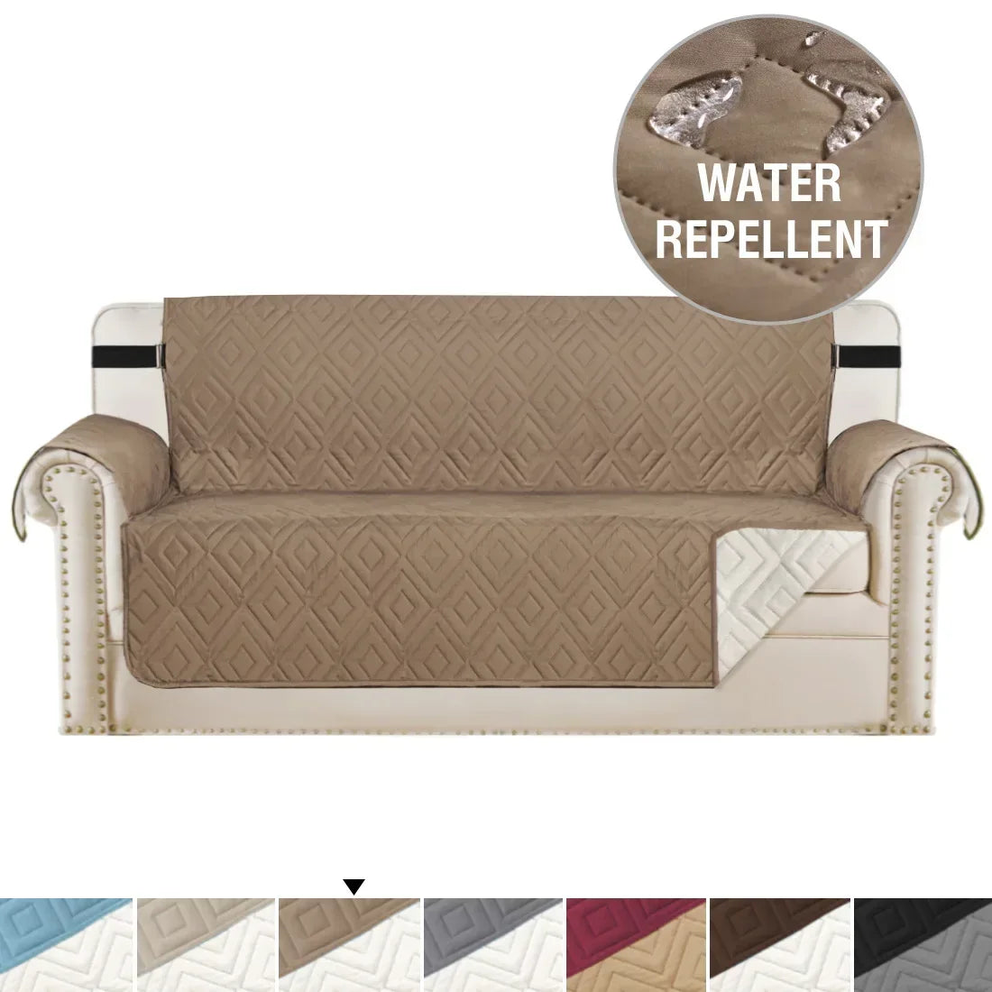 Anti Slip and Waterproof Sofa Cover 1/2/3/4 Seater Non Slip Covers Four Seasons Universal Sofa Dust Cover for Living Room Home