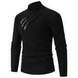 Long-sleeved Knit Sweater for Men, European and American Plus Size Sweater, Loose, Goes with Everything, Autumn and Winter