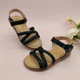 Girls sandals new summer medium and large children princess shoes soft sole shoes