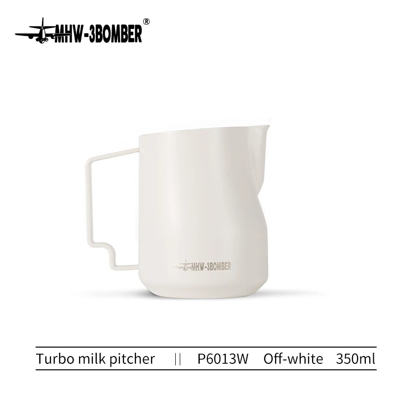 MHW-3BOMBER Milk Frothing Pitcher 350/450/520ml Milk Frother Cup Espresso Steaming Pitcher Stainless Steel Milk Frother Jug