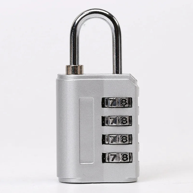 4 Digits Password Code Combination Padlock Aluminum alloy Suitcase For Luggage Travel Code Lock Code Keyed Anti-thieft Lock