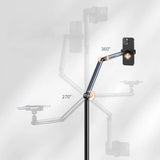 Tablet Stand Phone Holder Floor Lazy Support Stand Desktop Live Broadcast Stand Aluminum Alloy Retractable iPad Clip