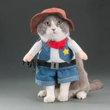 Easy To Wear Halloween Pet Costume Funny Soft Fabric Dog Cosplay Clothing Pet Supplies Uniform Kitten Puppy Costume
