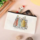 There Is No Such Thing As Too Many Books Tote Bag Makeup Bag Book Lovers Tote Bag Library Tote Shopper Women's Tote Bag