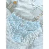 Lingerie woman sexy panties cotton fabric ropa interior femenina lace sweet underwear women cute ribbon plus size ropa interior