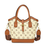 2025 Large Tote Bag for Women - Stylish Printed Shoulder Bag with Wide Strap, Spacious Crossbody Purse for Daily Use